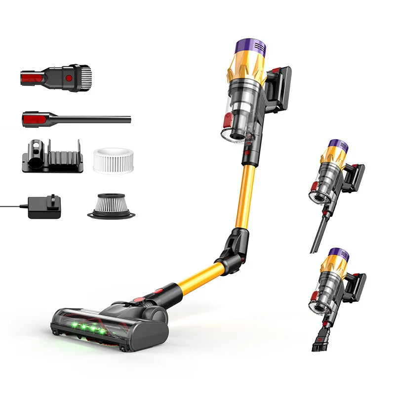 Cordless Wet & Dry Handheld Vacuum Cleaner – 25KPa Powerful Suction | Lightweight, Rechargeable & Multi-Surface Carpet & Floor Cleaner